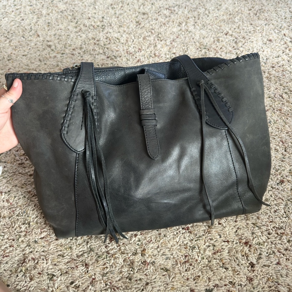 The Sak black leather purse